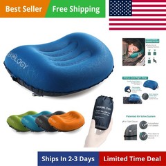 Ultralight Inflatable Camping Travel Pillow – ALUFT 2.0 Compressible, Compact…