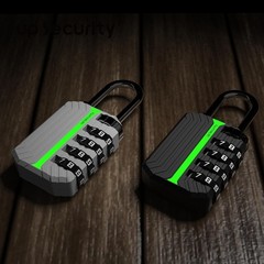 Combo Lock for Gym Locker, 4 Digit Combination Lock for Locker, Small Padlock Co