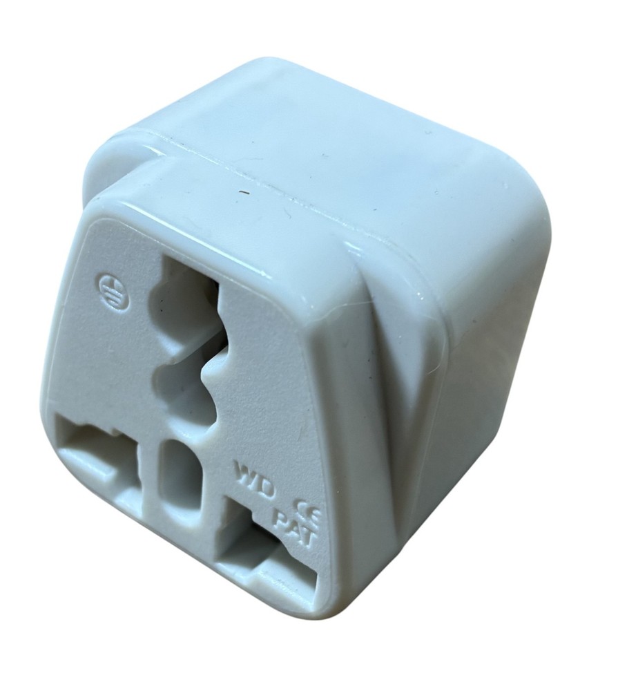 US to Australia Plug Adapter Travel Converter White
