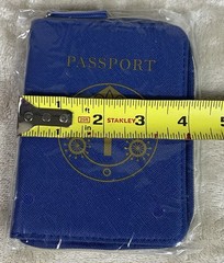 Disney Parks It’s a Small World Passport Holder with Zipper Closure Blue NEW NWT