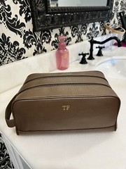 Travel Toiletry Hanging Bag Travelon Kit Black Case Organizer Shaving Beauty New