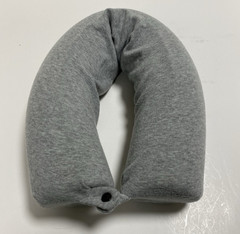 Dot&Dot Twist Memory Foam Travel Pillow (Heather Grey)