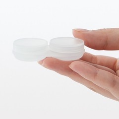 MUJI Cream Container Double Depth 29 x Width 58 x Height 14 mm