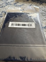 Passport Leather Cover Navy Blue, brand new