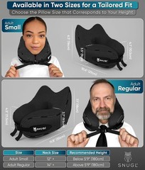 Almohada Para Cuello De Espuma Viscoelastica Regalo Para Viajeros Lujo