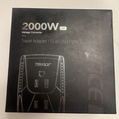 Truce 2000W Voltage converter For International Travel