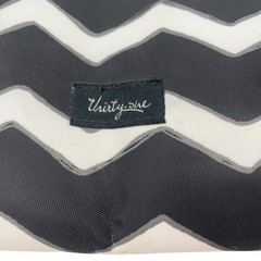 Thirty-one Per-owned Black White Chevron Flat Iron Heated Case