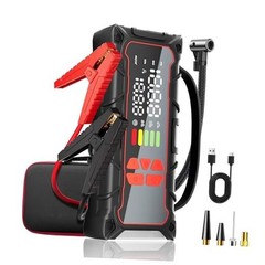 Battery Jumper Starter Portable, 5000A Jump Starter with Air Red