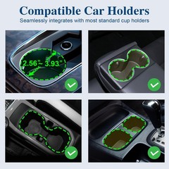 Car Cup Holder Expander, Extender Adapter with CUP-B-1pack, black