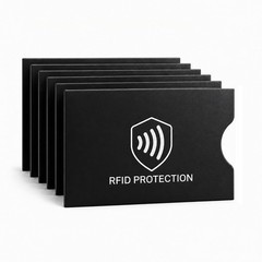 RFID Blocking Sleeves (6 pack) – Slim NCF Protector for Credit Card, Debit, ID