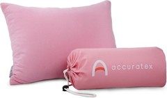100% Cotton Camping Pillow, Shredded Memory Foam Travel Pillow for Backpacking