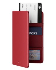 Passport Wallet Premium Nappa Leather RFID Blocking Travel Wallet for Men &