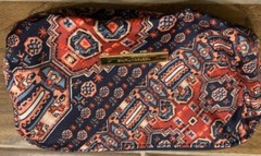 Abstract Design  Toiletry and Makeup Travel Bag Pouch W/ Zipper 8x4x3 in