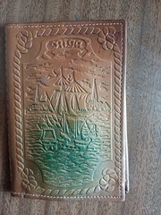 USSR Soviet Latvia Real Leather Passport Cover Riga, wallet. Dailrade
