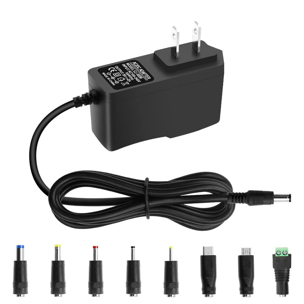 5V 2A 10W DC Power Supply Adapter AC/DC Wall Plug Charger AC 100V-240V to D C…