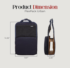 Clearance: FlexPack Urban Backpack Organizer | NEW | GRY | 40% Off (MSRP $39.99)