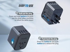 EPICKA Universal Travel Adapter One International Wall Charger AC Plug Adaptor