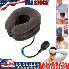 Unisex Traction Decompression Device Neck Shoulder Pain Relief Cervical Pillow