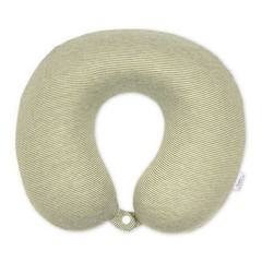 Bucky Memory Foam Neck Pillow – Olive Stripe Travel Pillow