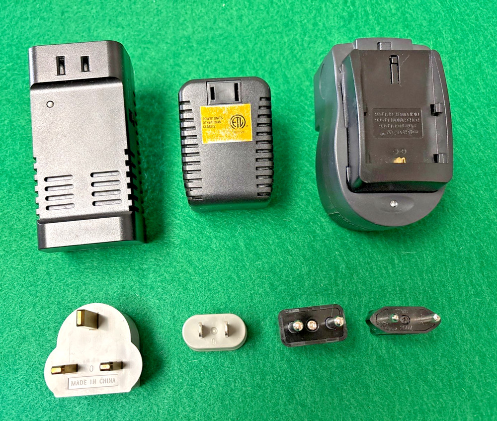 Travel 5 Power Adapters plus 1 Converter Unit – International Travel Items