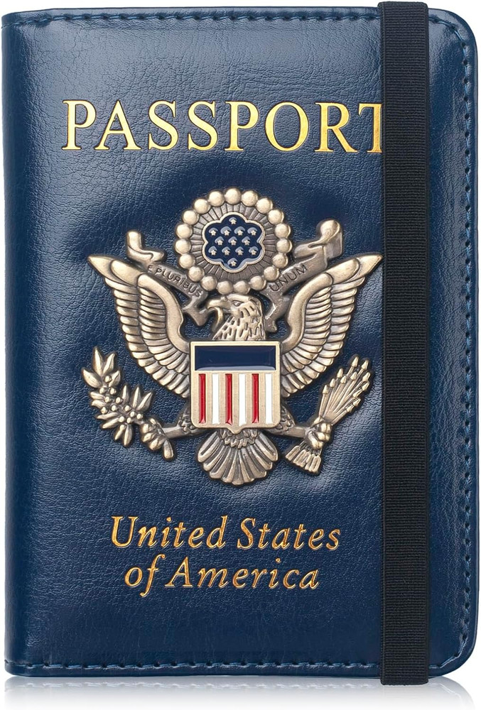 Coowayze Passport Holder Wallet for Travel Men Women RFID US Passport Cover Case