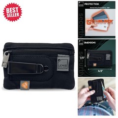 Travel-Ready RFID-Blocking Clip Wallet – Black Design, Perfect for Men & Women
