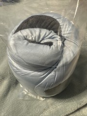 WANDER PLUS® Genuine Travel Pillow, 100% Pure Memory Foam Sky Blue