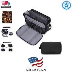 Toiletry Bag for Men, Travel Toiletry Organizer Dopp Kit Water-resistant Shav…