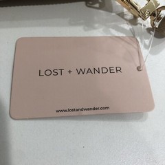 Lost + Wander Tan Passport Zip Wallet