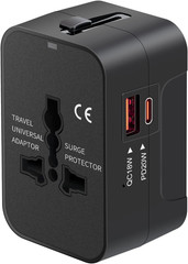 Travel Adapter USB C Universal All in One Worldwide Travel Adapter Fast Charge