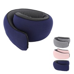 Neck Pillow Foldable Breathable Polyester Fiber Portable Memory Foam Travel