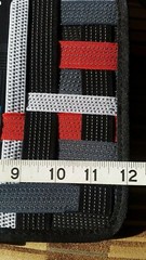 NWT Cocoon 12″ GRID-IT! Accessory Organizer w/Storage Pocket Black/Gray/Red
