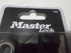 Master Lock 4 Pack Padlock 121Q Covered Solid Body, 7/8 in (22mm) Wide W3D