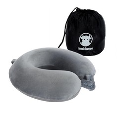 Travel Neck Pillow, Top Memory Foam Pillow for Head Support, Ideal for Airplanes