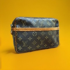 Authentic Vintage Louis Vuitton Toiletry Bag Pouch Monogram Canvas