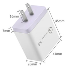 Bulk Lot QC3.0 Quick Wall Charger USB Power Adapter US Block For iPhone Android
