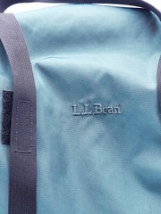 Vintage LL Bean large Hanging Toiletry Personal Organizer Bag Green