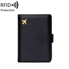 RFID Blocking Slim Leather Travel Passport Wallet ID Card Case Cover Holder US