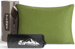 Memory Foam Travel Pillow – Compact, Lightweight, Breathable & Hypoallergenic –