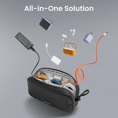 Travel Electronics Organizer Bag, Water Resistant Tech Pouch