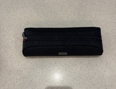 TUMI Alpha Accessory Cord Pouch Pencils Pouch in Black ballistic nylon NWT