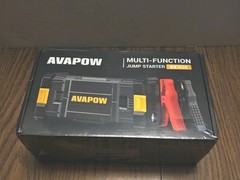 AVAPOW 4000A Peak Car Jump Starter 27800mAh 12V Battery Jump Box LED USB QC 3.0