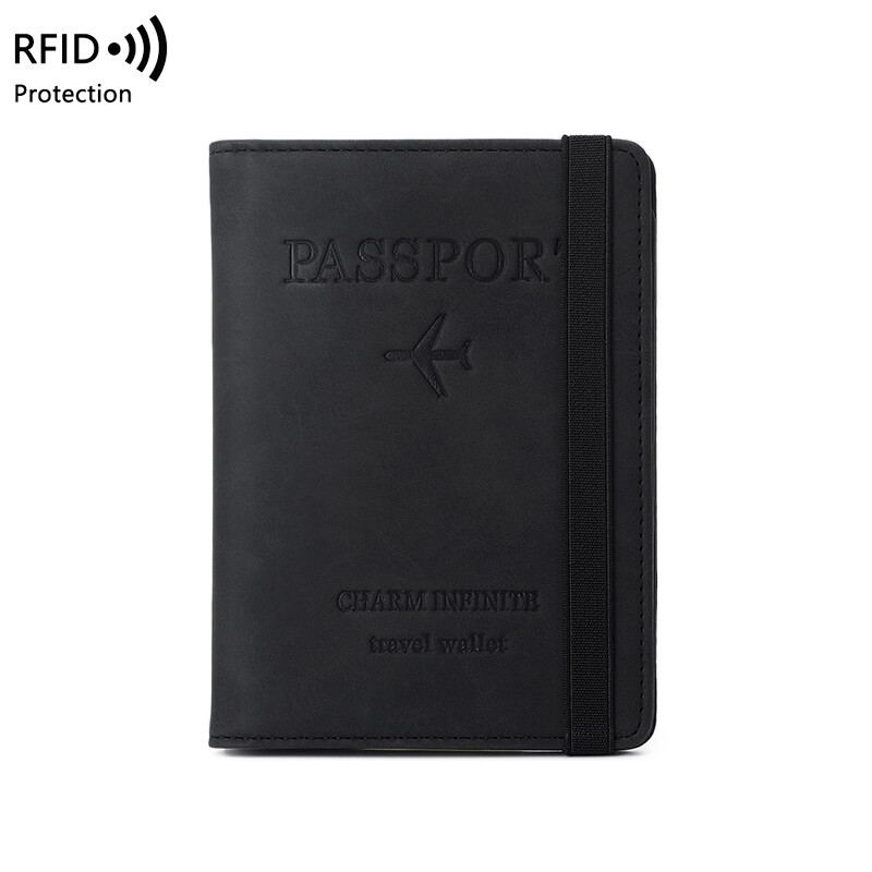 RFID Blocking ID Card Case Cover PU Leather Slim Travel Passport Holder US FAST