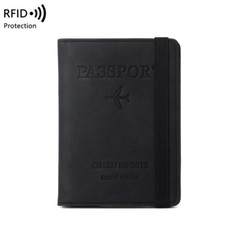 RFID Blocking ID Card Case Cover PU Leather Slim Travel Passport Holder US FAST