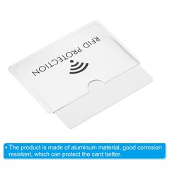 10Pcs RFID Blocking Sleeves Identity Theft Credit Card Protector Holders White