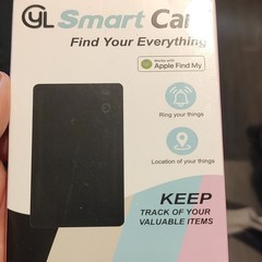OLIVIC Wallet Organizer Black Works with Apple Find My Smart Card Tracker