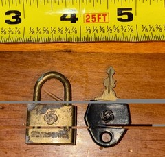 Vintage Samsonite Lock Key Suitcase Luggage Travel Case Small Journal Diary(60)