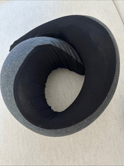 Ostrichpillow Go Neck Pillow First class memory foam travel pillow, Grey, NWT