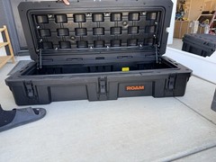 Roam 95 Liter Case Black Used To Carry Storage On Top Of Car Hunting Fishing Etc