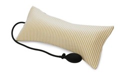 CTHOPER Inflatable Pillow Cushions, Height 17.7inch * 7.87inch, Brown